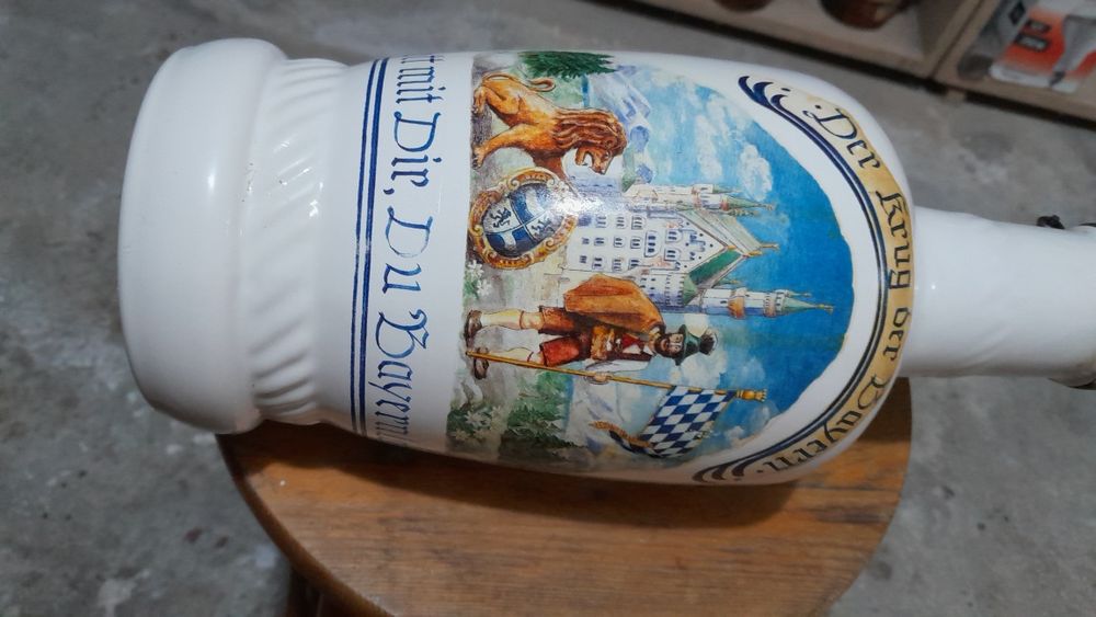 Ceramiczna bawarska butelka