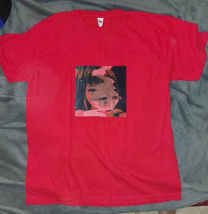 Оверсайз футболка з аніме принтом