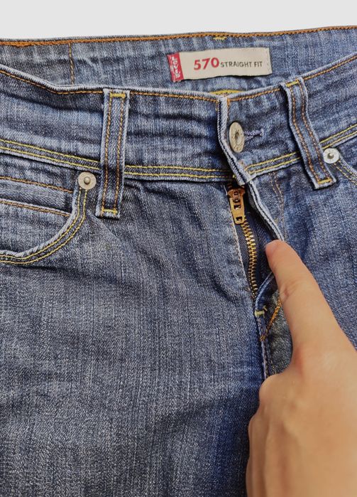 Levi's 570® klasyczne jeansy damskie Bootcut vintage kultowe spodnie j