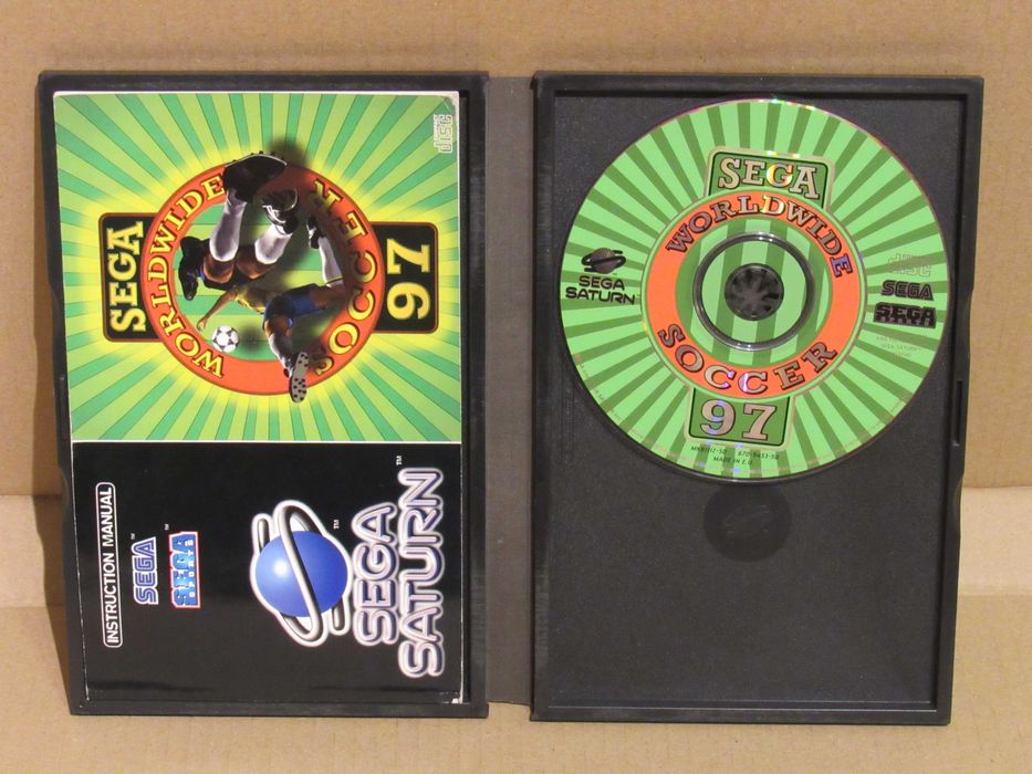 Jogo Sega Saturn Sega Worldwide Soccer 97 completo