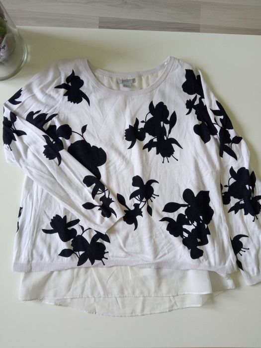 H&M zwiewna bluzeczka podwójna r S