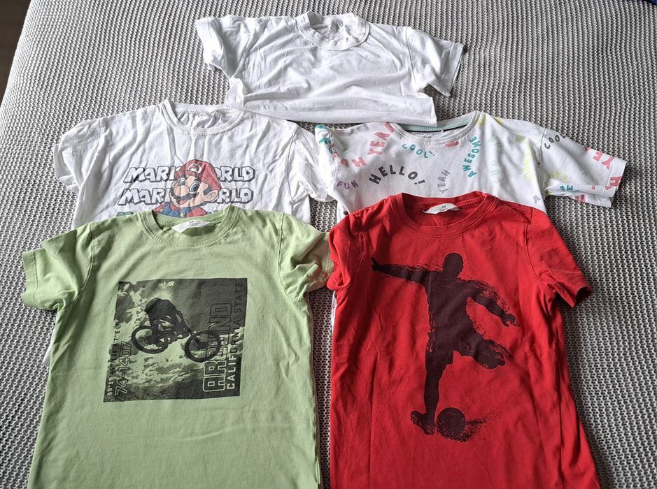 Zestaw paczka ubrań 134