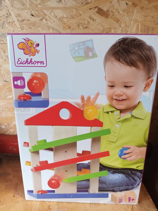 Gra edukacyjna drewniana labirynt