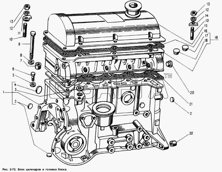 Блок цилиндров М2141