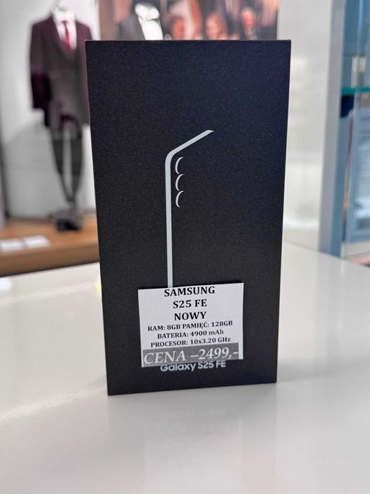 Samsung S25 FE 8/128GB NOWY Topcase Vivo *Raty 0%