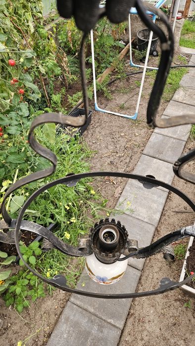 Lampa wisząca ceramiczna ręcznie malowana XII wiek