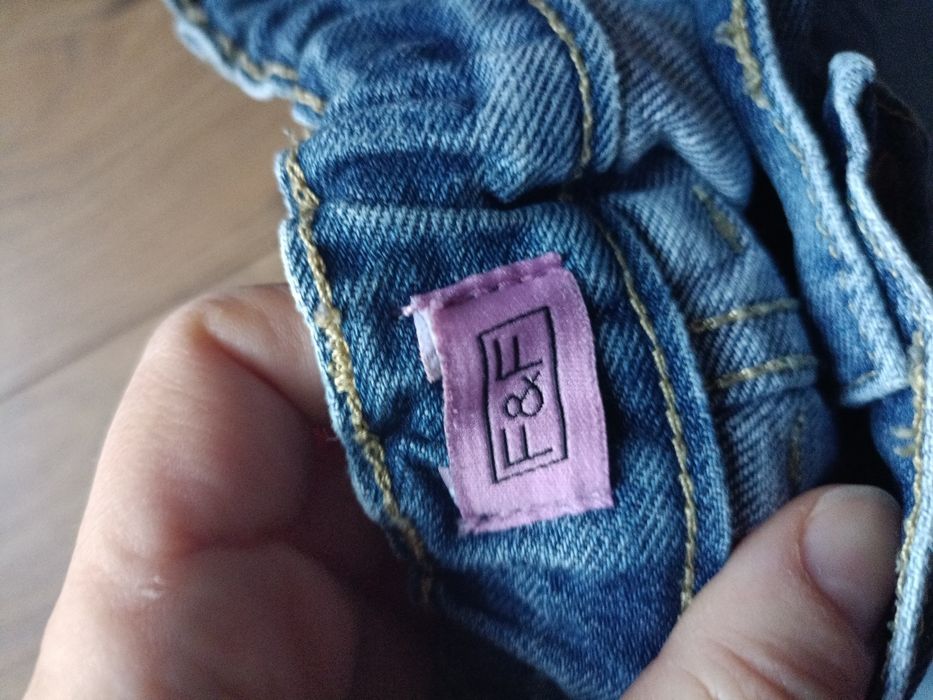 Jeansy F&F ok 128