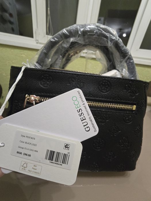 Сумка Guess Ella Logo Satchel Bag
