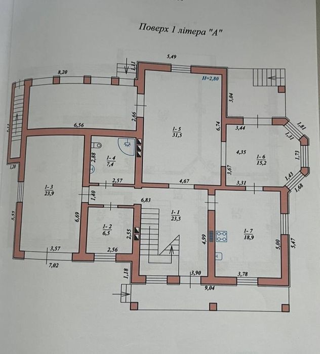 Будинок за адресою вул. Капеланська (площа 295,5 м²) - Atlanta.ua - фото 15