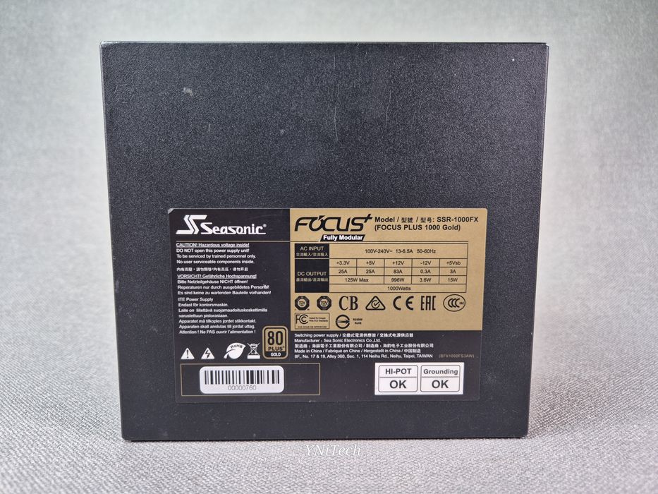 Seasonic Focus Plus 1000 Gold (SSR-1000FX)