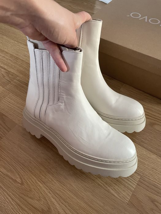 Nowe botki/kozaki inuovo skórzane r.40