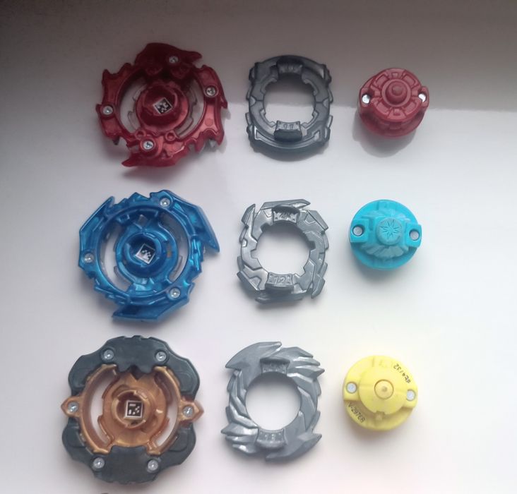 Beyblade Hasbro, Fafnir, Hercules,Voltraek, Achilles