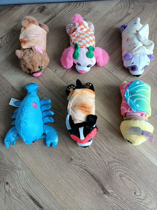Cucetitos zestaw zawijanych maskotek pluszaki super stan