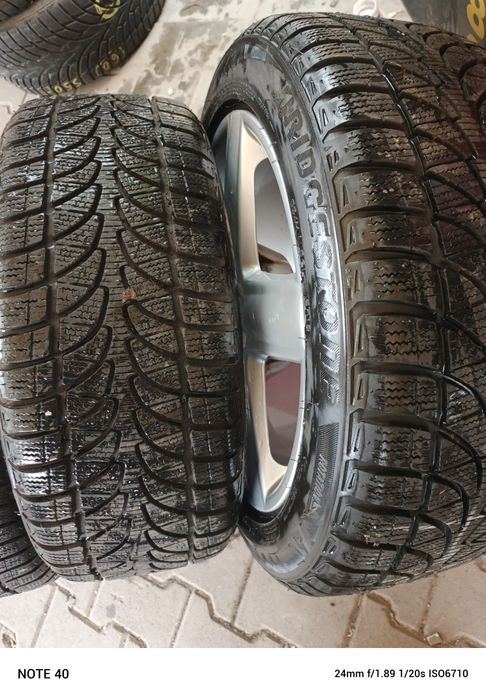 Felgi aluminiowe zimowe Audi VW Skoda 5x112 Bridgestone 215/50/17