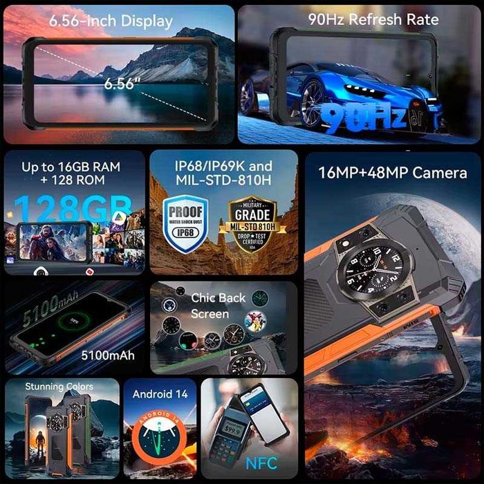 Cubot KingKong Ace 2 6GB/128GB IP69K 2.0GHz