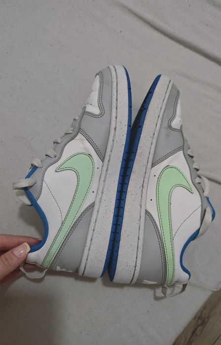Nike Court Borough Low Recraft z miętowym swoosh