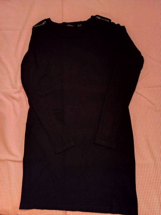 New Black Dress with Zippers