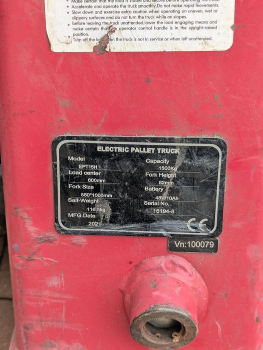 Wózek widłowy elektryczny