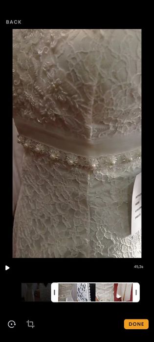 Весільне плаття, айворі,