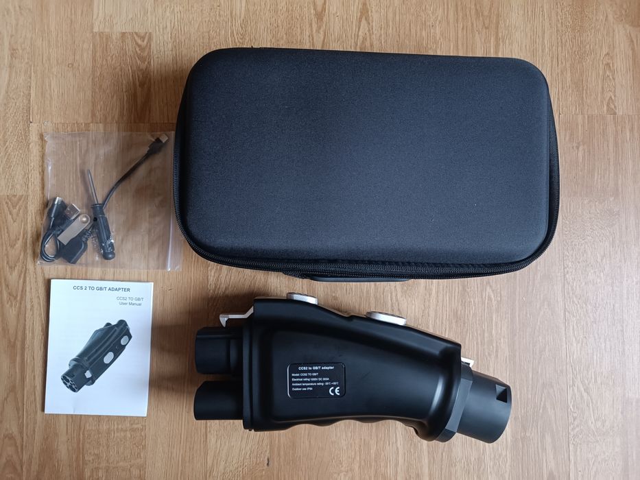 Адаптер ccs2 gbt dc 300А швидкий для зарядки китайських електро авто