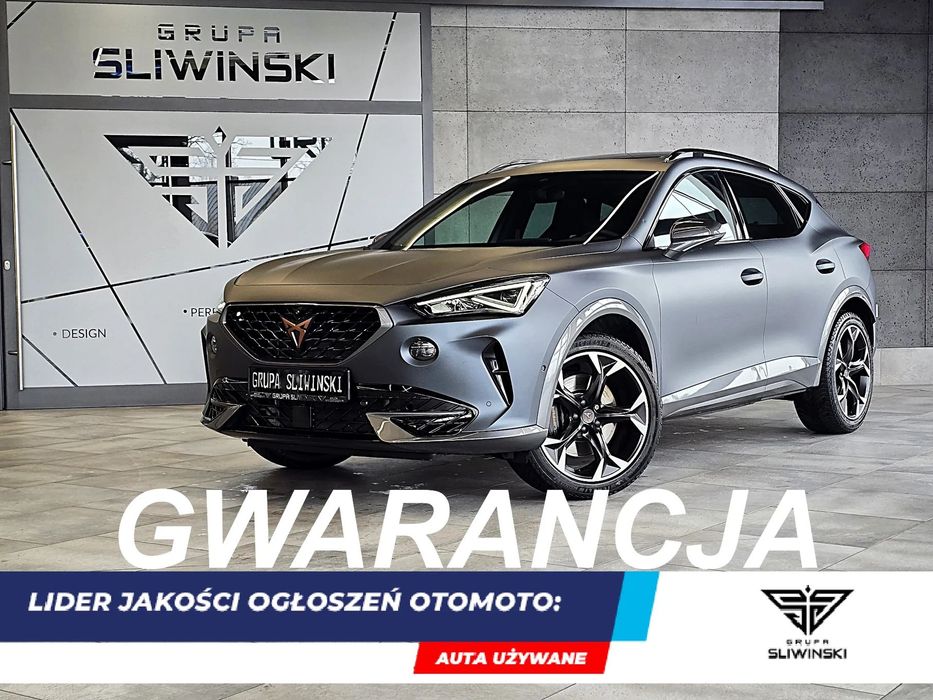 Cupra Formentor 2,0 TSI VZ 310 PS 4x4 MATOWA, Panorama, Pamięć, Kamery 360 Recaro FV23