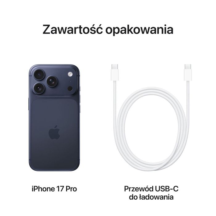 iPhone 17 Pro 256GB Deep Blue Cosmic Orange Silver Gwarancja