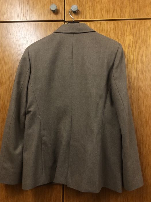 Blazer castanho lã novo