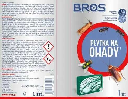 Płytka na owady Bros