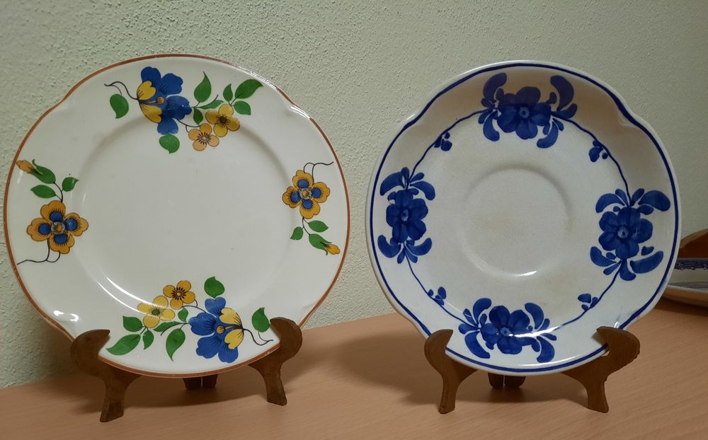 Conjunto de 5 pratos portugueses para decoração
