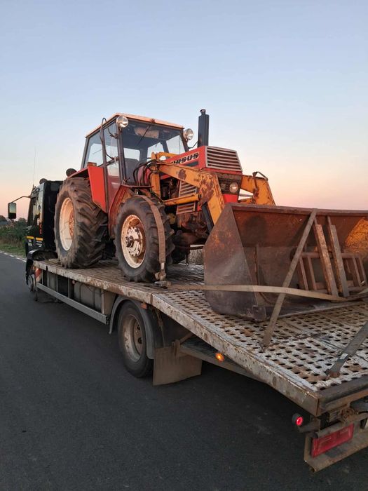 Pomoc drogowa . Transport maszyn  6t. Usługi minikoparkaą