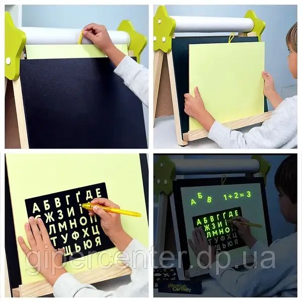 Мольберт дитячий настільний «5в1» Люмік