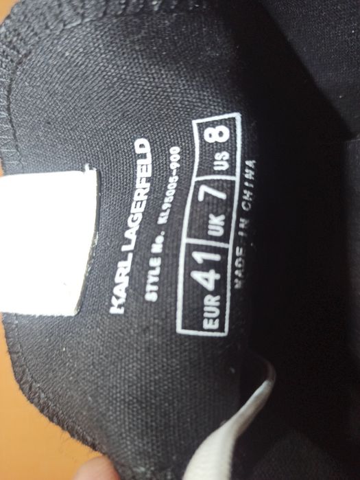 KARL LAGERFELD 41 trampki Snickers 26cm