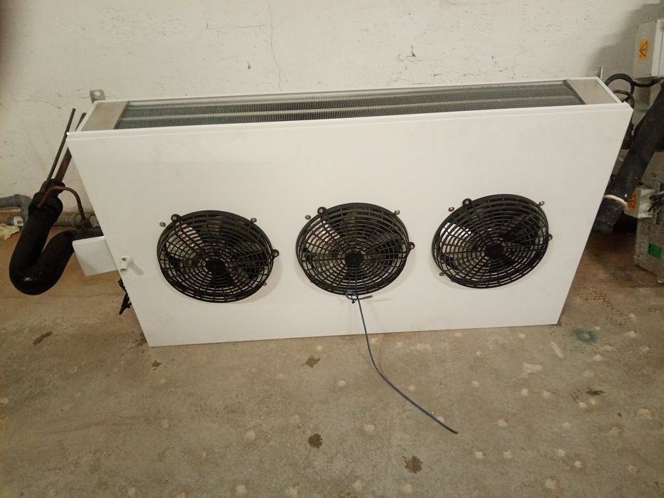 evaporador de refrigeração de co2 de 3 ventoinhas