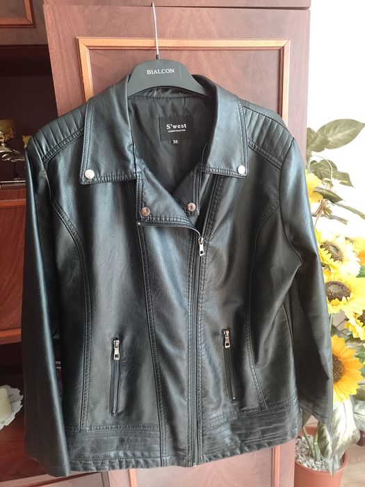 Sprzedam kurtkę z ekoskóry rozmiar 48 stan bardzo dobry