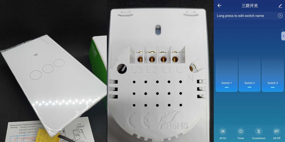 Термостат вимикач Tuya ZigBee WI-FI RF433