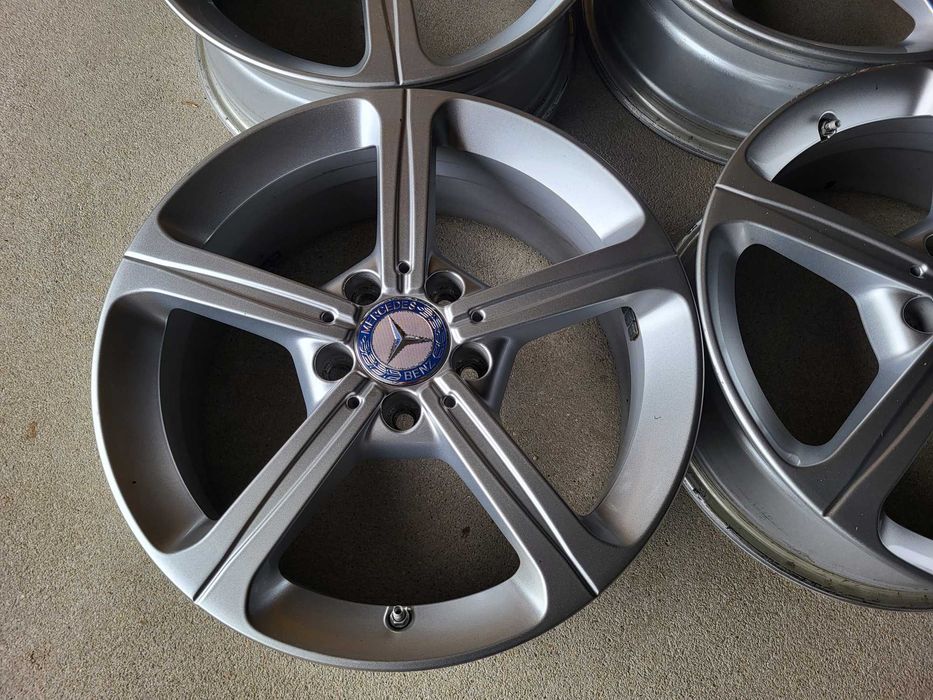 [761] Felgi aluminiowe Oryginał MERCEDES 17 Cali 5x112 ET44 +Czujniki