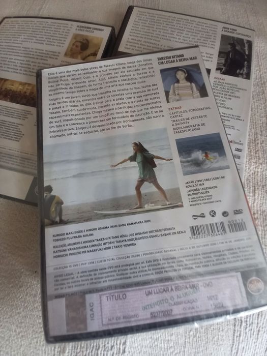 Três dvds originais por cinco euros