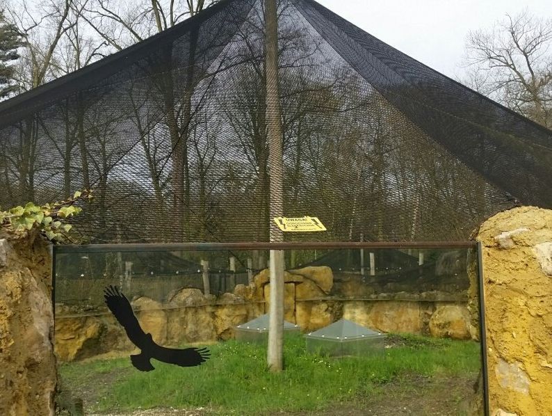 Mocna siatka na woliery wolierowa do zadaszenia Oczko 100 mm