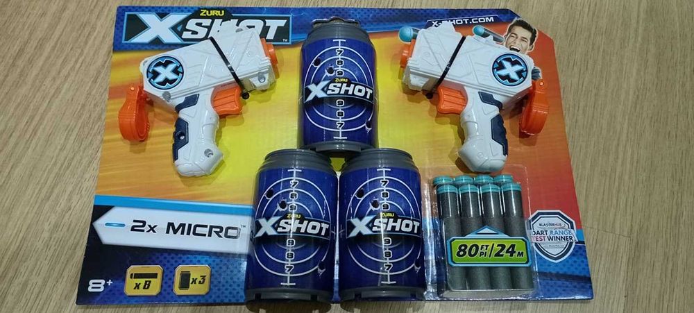 Conjunto pistolas X-Shot (novo)