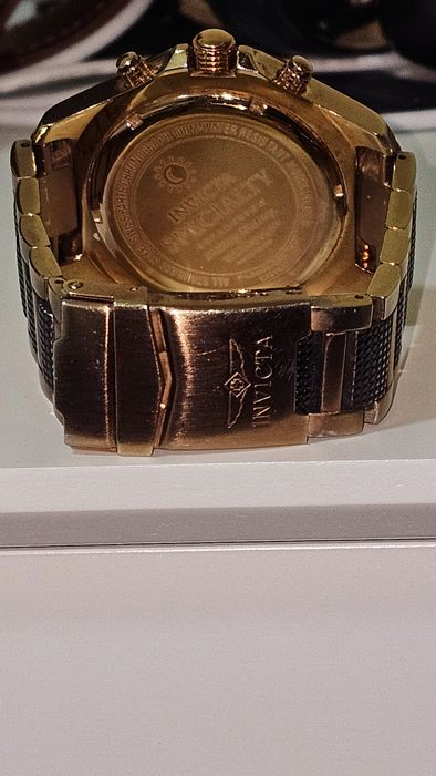 Invicta Specialty Ref 2112 Cronógrafo Quartz PVD Rose Gold Full Set Raro