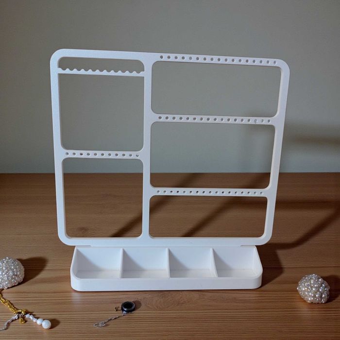 Organizador de Bijuteria Branco Para Colares, Aneis, Brincos, Pulseiras (Portes NÃO incluídos no preço)