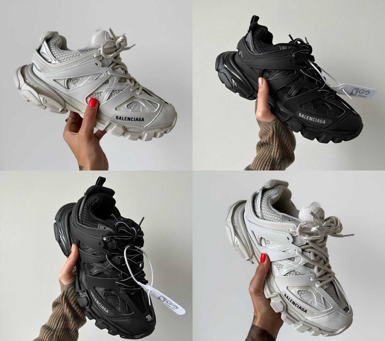 Кроссовки Balenciaga Track 3.0 White Black 36-45 Новинка Весны! Купить