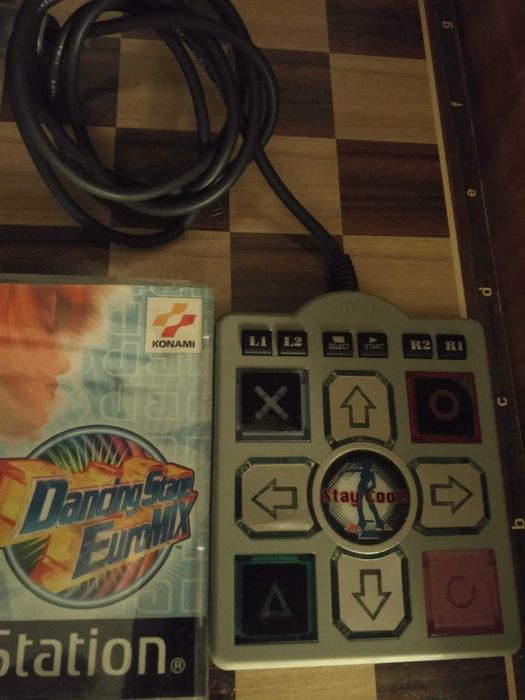 Jogo Dancing Stage Euromix e Mixer Playstation 1 PS1