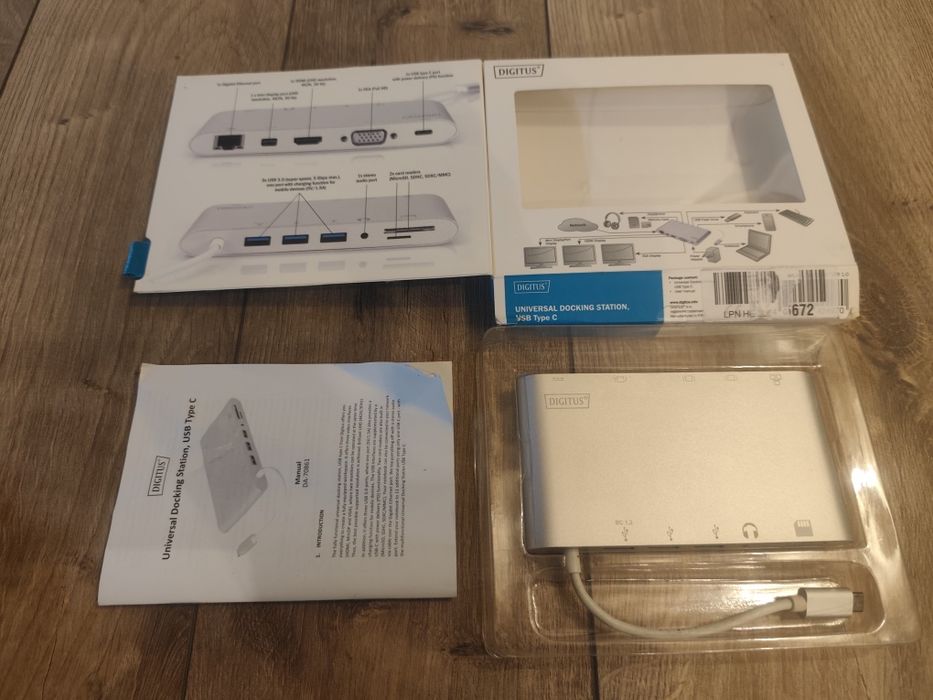 Stacja dokująca USB c, Digitus DA-70861