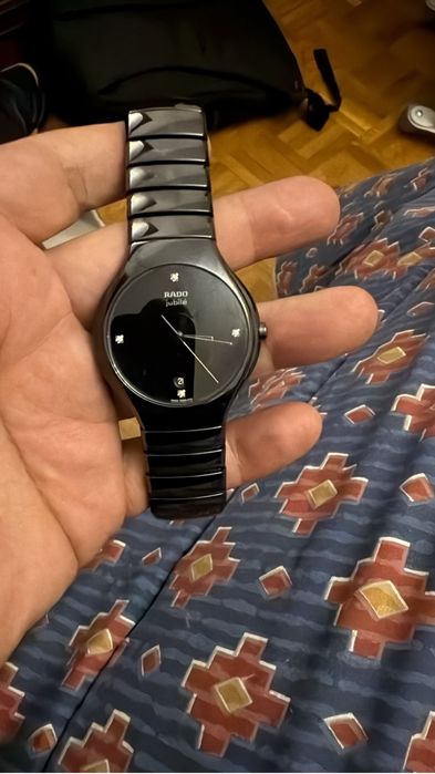 Relogio rado em ceramica masculino
