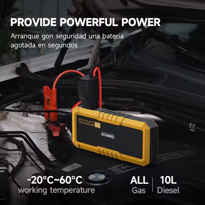 Urządzenie Rozruchowe Jump Starter BOOSTER Powerbank GOOLOO GP 4000A PLUS