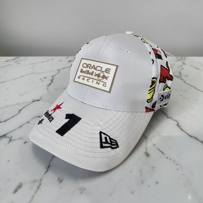 Czapka z daszkiem Red bull Racing f1 oracle max verstappen white