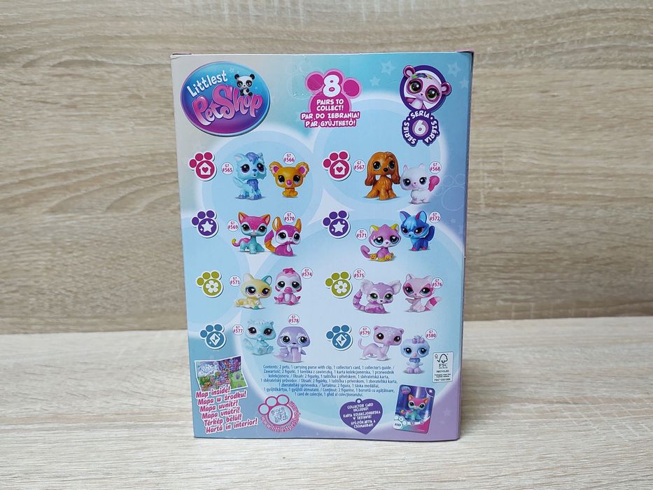 Littlest pet shop 2 figurki mystery pets seria 6 zestaw