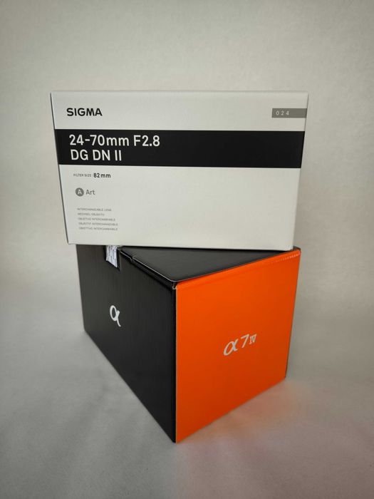 Фотоапарат Sony A7 IV+Sigma AF 24-70mm f/2,8 DG DN II Art+ Подарунок!