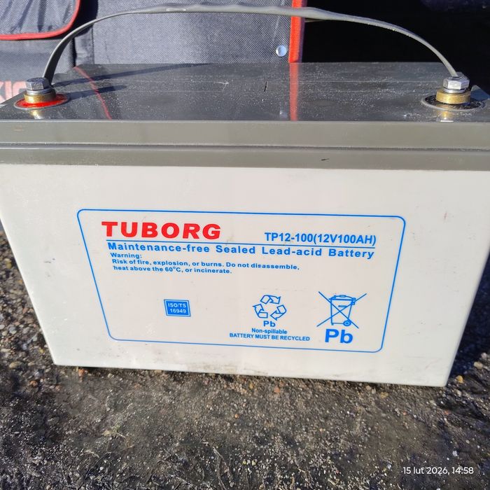Panel solarny Dokio 12-19v,220w.rozkładany+akumulator żelowy 100Ah.